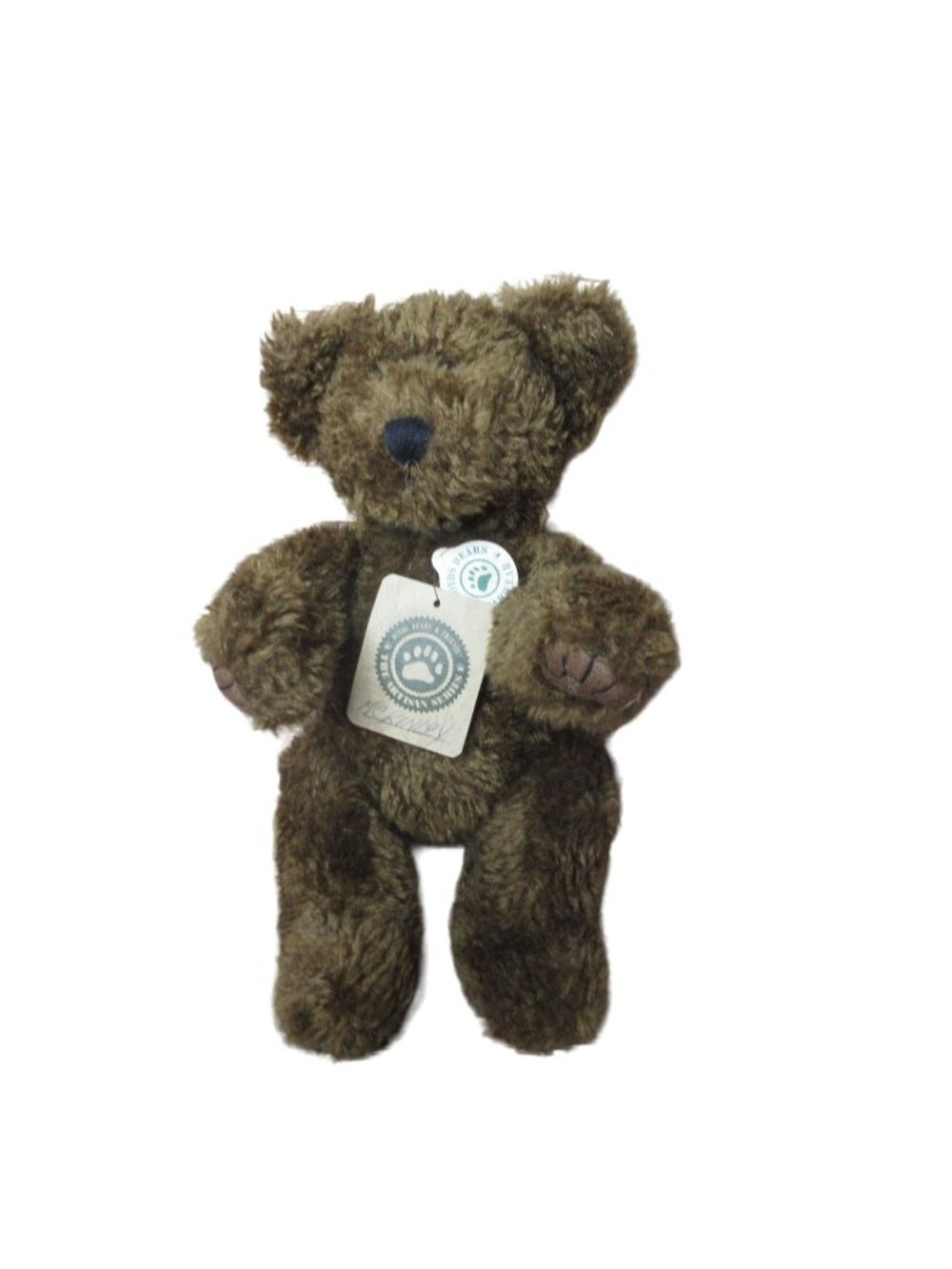 Boyds Bears Artisan Series McKinley Plush Stuffed Animal Teddy Bear Stud Collar